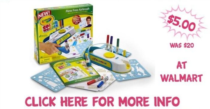 Crayola Color Wonder Mess-Free Airbrush Kit Just $5! Down From $20!