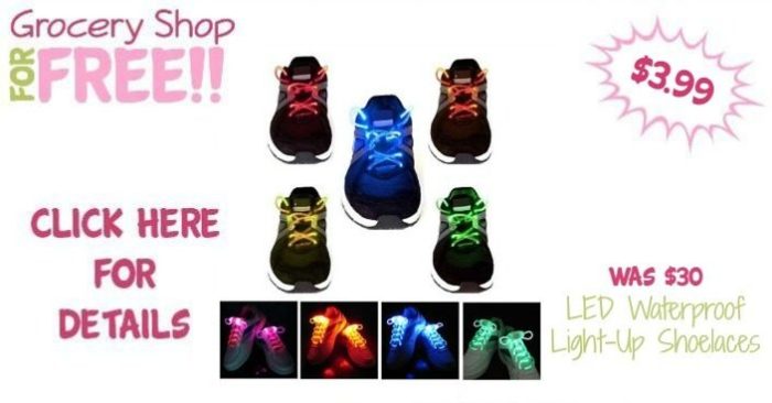 LED Waterproof Light-Up Shoelaces Just $3.99! Down From $29.99!