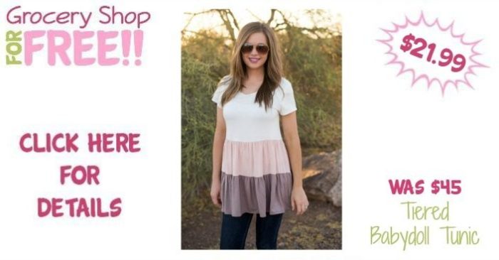 Tiered Babydoll Tunic Only $21.99! Down From $45.00!