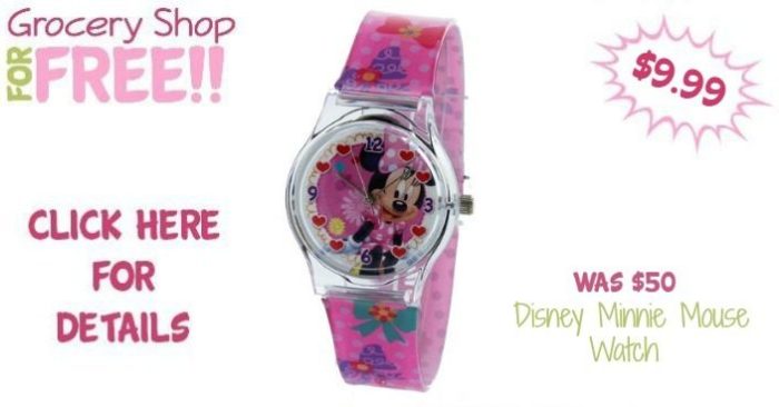 Disney Minnie Mouse Watch Just $9.99! Down From $50!
