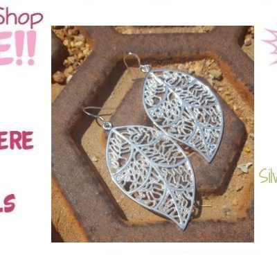 FREE Silver Plated Leaf Earrings! Down From $99.99!