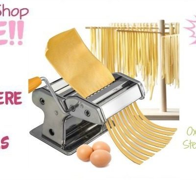 OxGord Stainless Steel Pasta Maker Machine Just $22.99! Down From $99.95! Ships FREE!