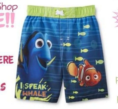 Finding Dory Toddler Boardshorts Just $8! Down From $20!