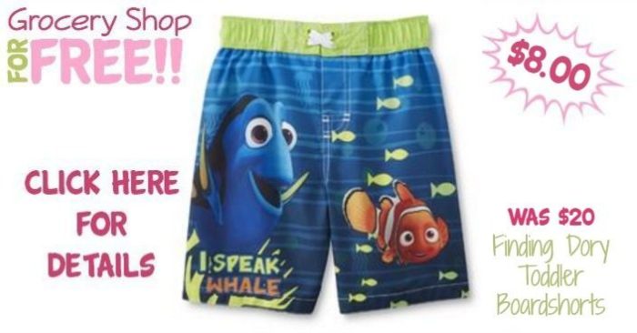 Finding Dory Toddler Boardshorts Just $8! Down From $20!