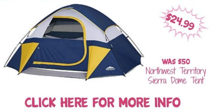 Northwest Territory Sierra Dome Tent Just $24.99! Down From $50!