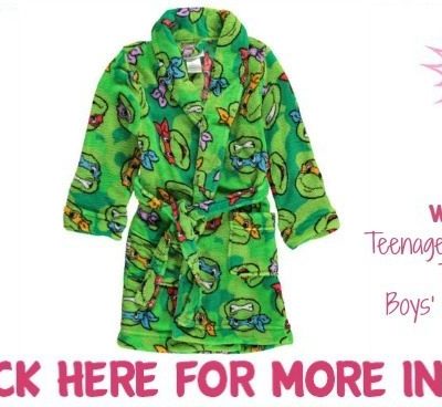 Teenage Mutant Ninja Turtles Boys' Plush Robe Just $18.99! Down From $38!