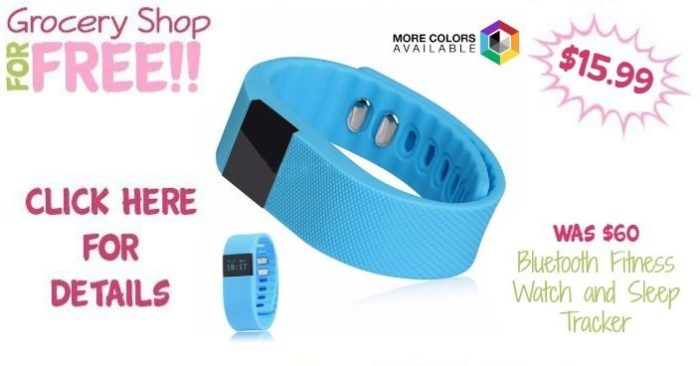 Bluetooth Fitness Watch And Sleep Tracker Just $15.99! Down From $60! Ships FREE!