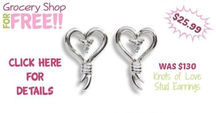 Knots of Love Stud Earrings Just $25.99! Down From $129.99!