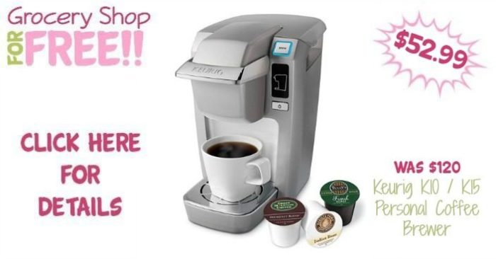Keurig K10 / K15 Personal Coffee Brewer Only $51.99! Down From $119.99!