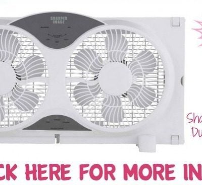 Sharper Image 9" Dual Window Fan Just $47.99! Down From $200! Ships FREE!