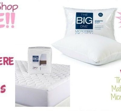 The Big One Mattress Pad & Microfiber Pillow Only $13.58! Down From $52!