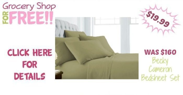 Becky Cameron Bedsheet Set Only $19.99! Down From $159.99! Ships FREE!