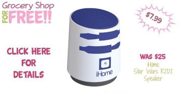 iHome Star Wars R2D2 Portable Speaker Just $7.99! Down From $24.99!