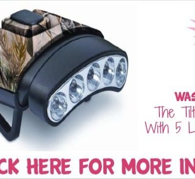 The Tilt Hat Clip With 5 LED Lights Just $16.97! Down From $39!
