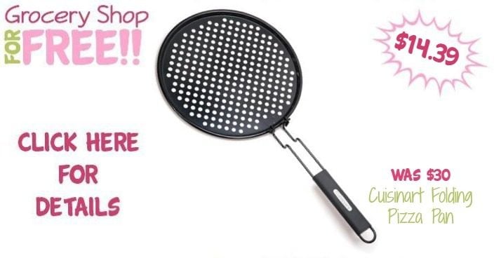 Cuisinart Folding Pizza Pan Just $14.39! Down From $30!