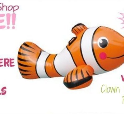 Clown Fish Inflatable Pool Toy Just $15.44! Down From $38!