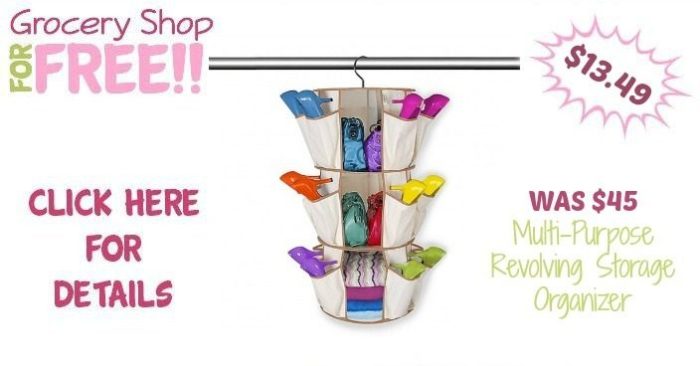 Multi-Purpose Revolving Storage Organizer Just $13.49! Down From $44.99! Ships FREE!