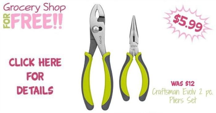 Craftsman Evolv 2 pc. Pliers Set Just $5.99! Down From $11.99!