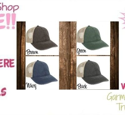 Garment Washed Trucker Hat Only $9.99! Down From $26.99!