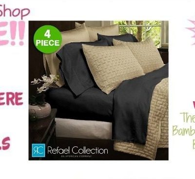 The Original Best Bamboo Hotel Organic Bed Sheets Just $20.69! Down From $99.99! Ships FREE!