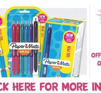 FREE Paper Mate Inkjoy Gel Pens At Office Depot/Office Max!