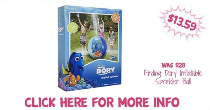 Finding Dory Inflatable Sprinkler Ball Just $13.59! Down From $28!