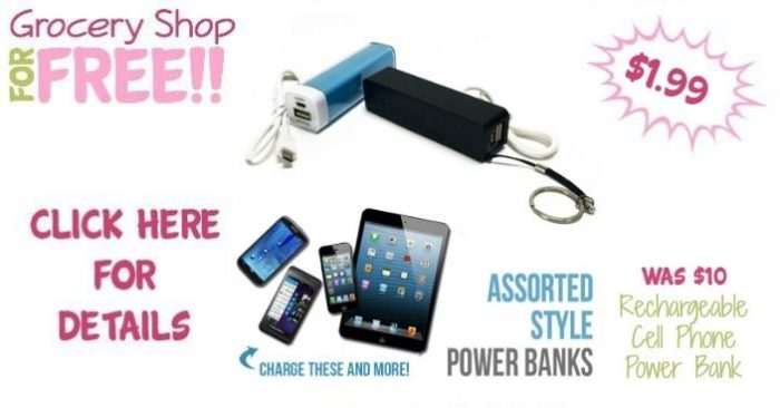 Rechargeable Power Bank Just $1.99! Down From $10!