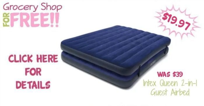 Intex Queen 2-in-1 Guest Airbed Just $19.97! Down From $39!