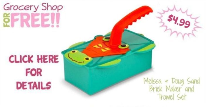 Melissa & Doug Sand Brick Maker and Trowel Set Just $4.99!