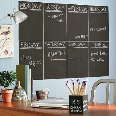 Wallies Peel and Stick Chalkboard Sheet, Slate Gray, Set of 4 Just $2.90 + FREE Shipping!