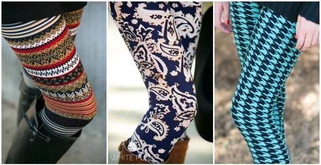 White Plum's Print Leggings Just $10.99!