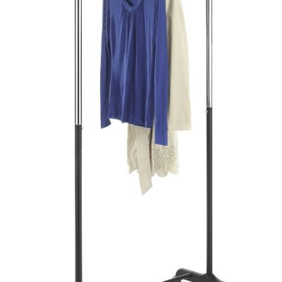 Whitmor Ebony Chrome Collection Extendable Garment Rack Just $12.78! Best Price!