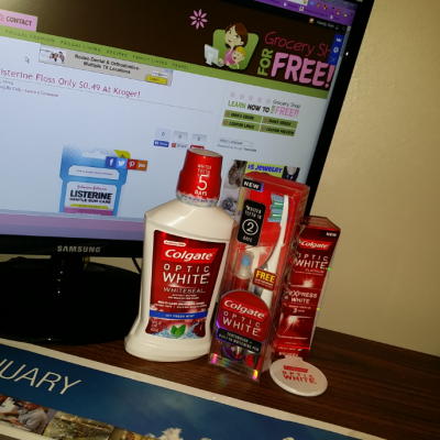 Colgate® Optic White® For Whiter Teeth In Just One Day!