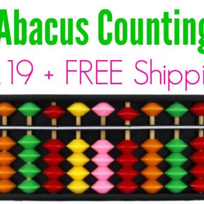 Portable Plastic Abacus Calculating Tool Only $3.19 + FREE Shipping!