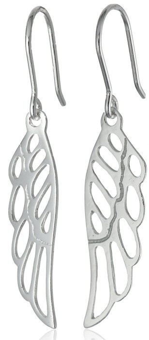 Sterling Silver Angel Wing Drop Earrings Only $9.99! (Reg. $40)