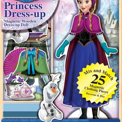 Disney Frozen Anna Wooden Magnetic Playset Was $15 Now Only $4.99!
