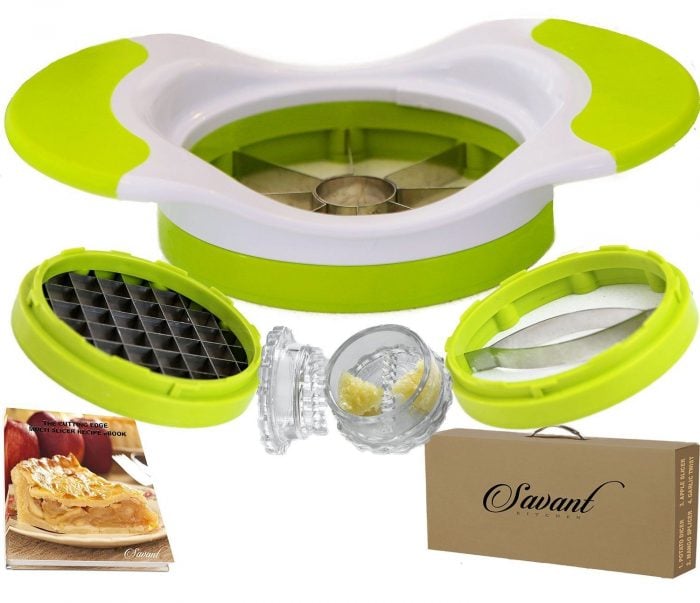 Apple Corer / Slicer / Fry Slicer Plus Garlic Press Only $14.97!