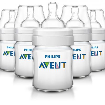 Philips AVENT Classic Plus Bottles, 4 Oz 5 Pk Only $19.78!