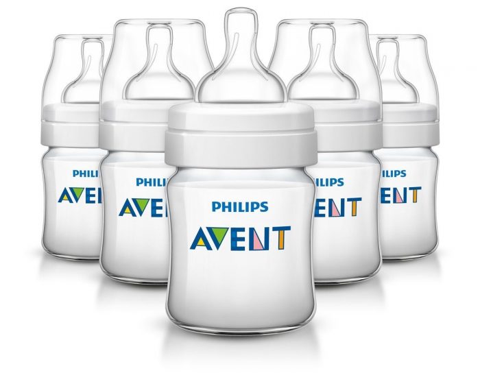 Philips AVENT Classic Plus Bottles, 4 Oz 5 Pk Only $19.78!