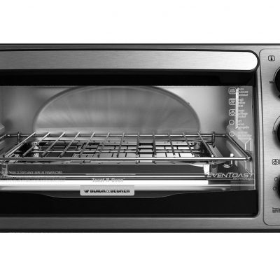 Black+Decker 4-Slice Toaster Oven, Silver Only $24.97! (Reg. $40)!