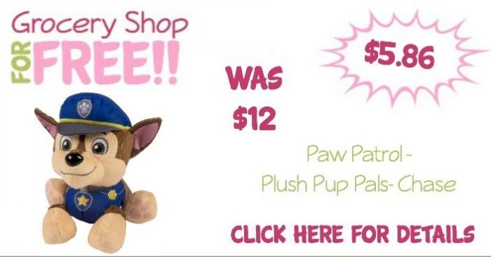Paw Patrol - Chase Plush $5.86 + FREE Shipping!