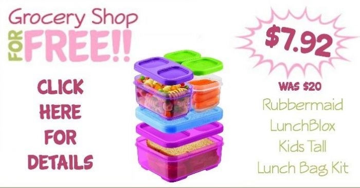 Rubbermaid LunchBlox Kids Tall Lunch Bag Kit Now Only $7.92!