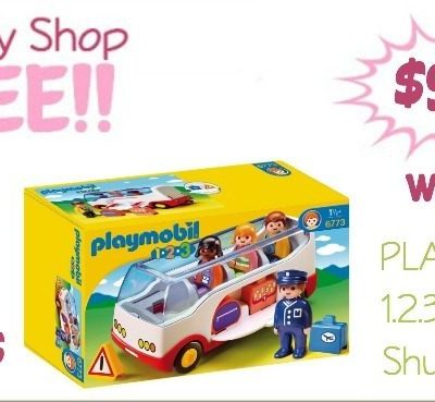 PLAYMOBIL 1.2.3 Airport Shuttle Bus Just $9.45! (Reg. $18)