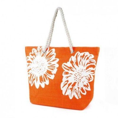 Floral Print Woven Summer Handbag Only $7.95 (reg $10)!