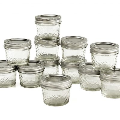 Ball Jar Crystal Jelly Jars With Lids & Bands, Quilted, 4 Oz, Set of 12 Only $8.47!