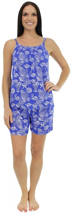 Women's Bamboo Jersey Tank and Short Pajama Set Only $17.99!