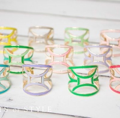 Colorful Cuff Bracelets Just $5.95 PLUS FREE Shipping!