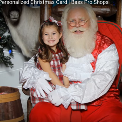 FREE Photo With Santa & Personalized Digital Christmas Card At Bass Pro Shops!
