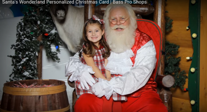 FREE Photo With Santa & Personalize Digital Christmas Card At Bass Pro Shops!