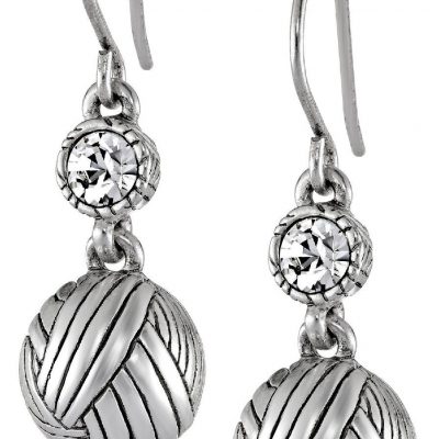 Batik Ball with Stone Drop Earrings Only $9.76!
